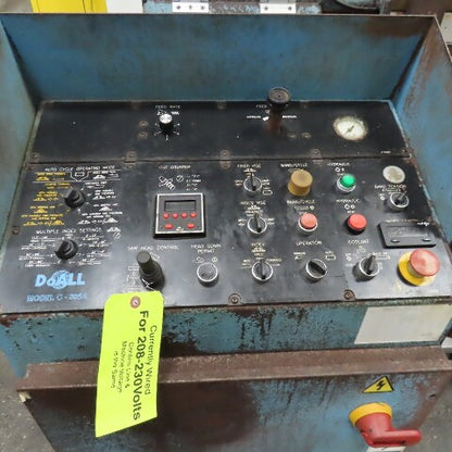 DoAll C-305A 12" x 12" Automatic Cold Cut Band Saw Chip Auger 208-230/460V 5Hp