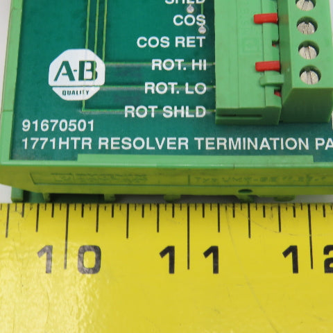 Allen Bradley 1771HTR 91670501 Resolver Termination Panel