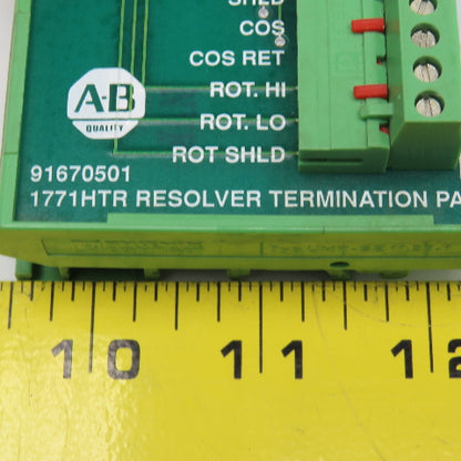 Allen Bradley 1771HTR 91670501 Resolver Termination Panel