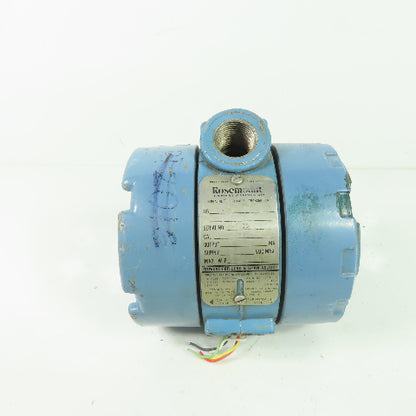 Rosemount 1151GP6E22 Pressure Transmitter 0-100PSI 45VDC