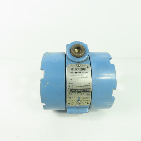 Rosemount 1151DR2F22D2V3 Pressure Transmitter 45VDC 1000PSI 4-20Ma