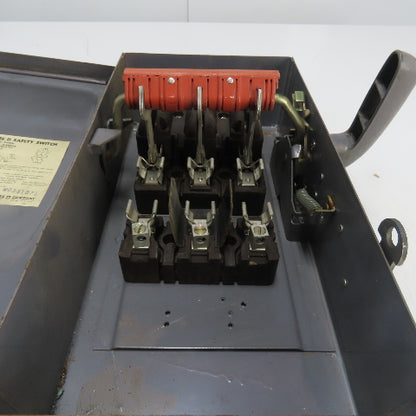 Square D H 86352 60A Single Throw Fusible Safety Disconnect Switch 240VAC 3Ph