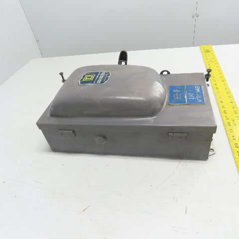 Square D H 86352 60A Single Throw Fusible Safety Disconnect Switch 240VAC 3Ph