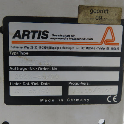 Artis MMT/MCON Tool Monitor Control Module Operator