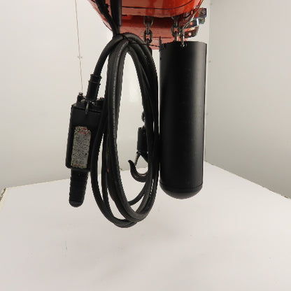 CM Lodestar Model L 1 Ton 2000LB Electric Chain Hoist 20' Lift 16FPM 230/460V