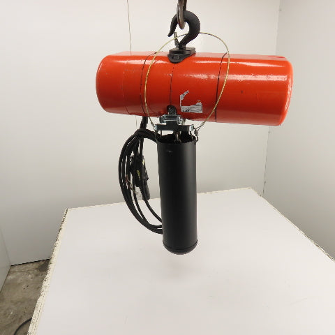 CM Lodestar Model L 1 Ton 2000LB Electric Chain Hoist 20' Lift 16FPM 230/460V