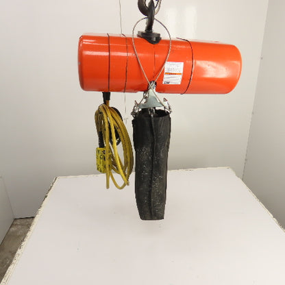 CM Lodestar Model L 1 Ton 2000LB Electric Chain Hoist 20' Lift 16FPM 230/460V