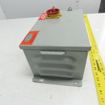 Daykin LTFS-05 LR Enclosed Disconnect Transformer Pri 460V Sec 120V 1000VA