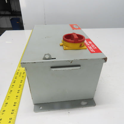 Daykin LTFS-05 LR Enclosed Disconnect Transformer Pri 460V Sec 120V 1000VA