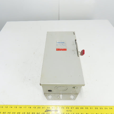 Thomas Betts HD361-TB 30A Fusible Safety Disconnect Switch 600V Type 1 Encl.