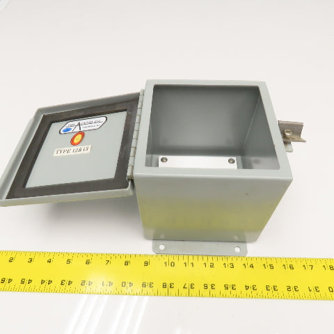 TAC 6" x 6" x 6" Electrical Enclosure Box Type 12,13 W/ Backplate
