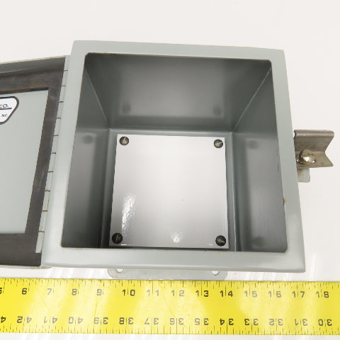 TAC 6" x 6" x 6" Electrical Enclosure Box Type 12,13 W/ Backplate