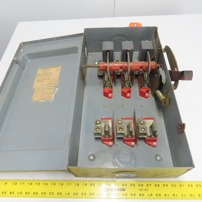 Square D H-364 200A Single Throw Fusible Safety Disconnect Switch 600VAC