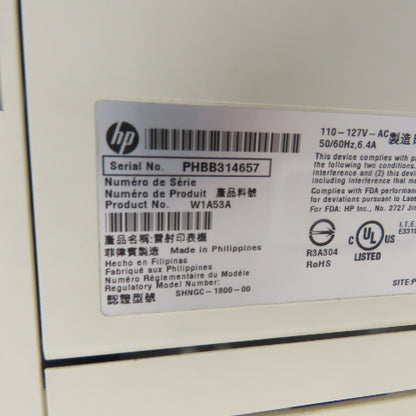 HP W1A53A Laser Jet Pro M404dn Laser Printer 110-127VAC