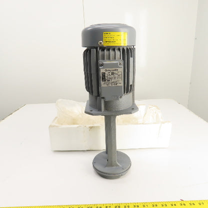 Graymills IMV50-F 1/2HP Vertical Immersion Coolant Pump 230/460V 9-1/2" Depth
