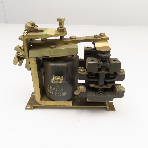 General Electric 22D13G7A Contactor Relay 125/160V DC Coil