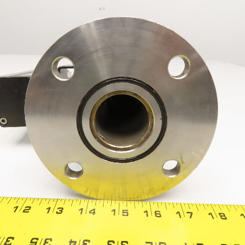 40mm Stainless Steel Vacuum Flange Mount Ball Valve W/ Actuator