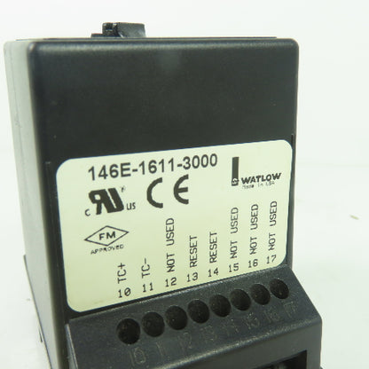 Watlow 146E-1611-3000 Temperature Controller 120VAC 32 - 1112°F 0-600°C