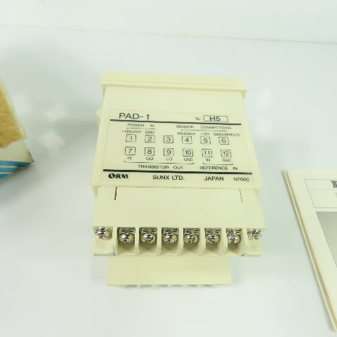 Sunx PAD-1 Pressure Controller 12-24V 4-20mA