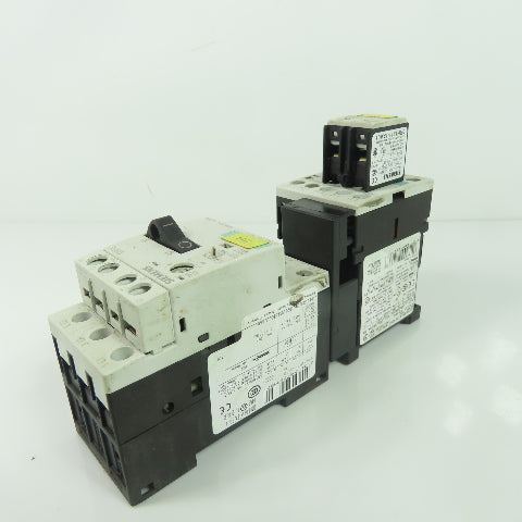 Siemens 3RV1011--1JA10 Sirius Circuit Breaker 8.5-10A W/ 3RT1016-1AF01 110V