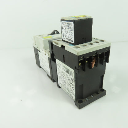 Siemens 3RV1011--1JA10 Sirius Circuit Breaker 8.5-10A W/ 3RT1016-1AF01 110V