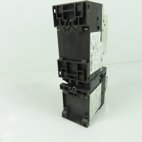 Siemens 3RV1011--1JA10 Sirius Circuit Breaker 8.5-10A W/ 3RT1016-1AF01 110V