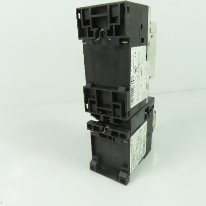 Siemens 3RV1011--1JA10 Sirius Circuit Breaker 8.5-10A W/ 3RT1016-1AF01 110V