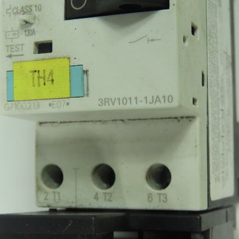 Siemens 3RV1011--1JA10 Sirius Circuit Breaker 8.5-10A W/ 3RT1016-1AF01 110V