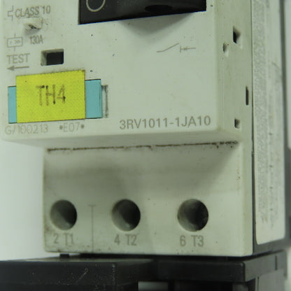 Siemens 3RV1011--1JA10 Sirius Circuit Breaker 8.5-10A W/ 3RT1016-1AF01 110V