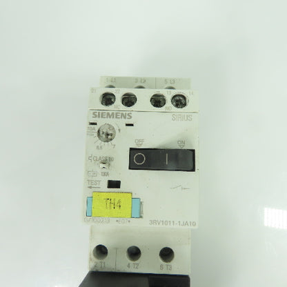 Siemens 3RV1011--1JA10 Sirius Circuit Breaker 8.5-10A W/ 3RT1016-1AF01 110V