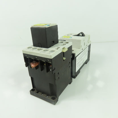 Siemens 3RV1011--1JA10 Sirius Circuit Breaker 8.5-10A W/ 3RT1016-1AF01 110V