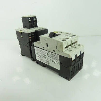 Siemens 3RV1011--1JA10 Sirius Circuit Breaker 8.5-10A W/ 3RT1016-1AF01 110V