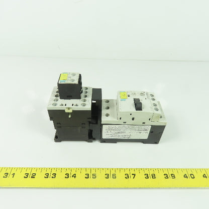 Siemens 3RV1011--1JA10 Sirius Circuit Breaker 8.5-10A W/ 3RT1016-1AF01 110V