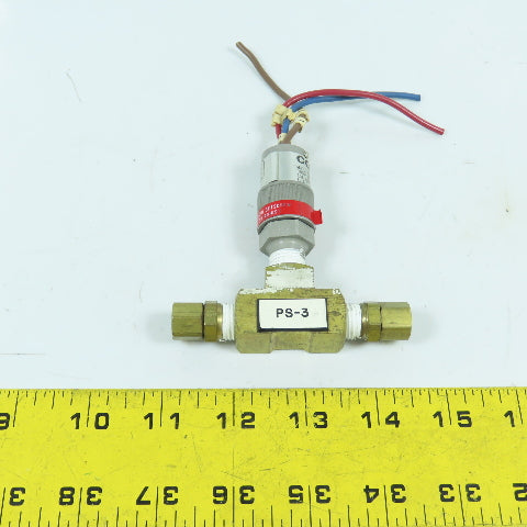 CCS 607GK1 Dual-Snap Pressure Switch 500PSIG 125VAC