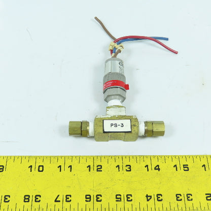 CCS 607GK1 Dual-Snap Pressure Switch 500PSIG 125VAC