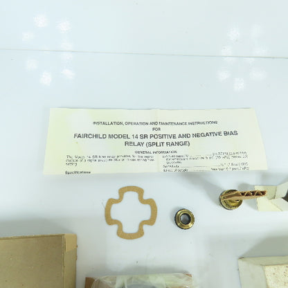 Fairchild EA-13367-1 14 SR Positive & Negative Relay Rebuild Kit