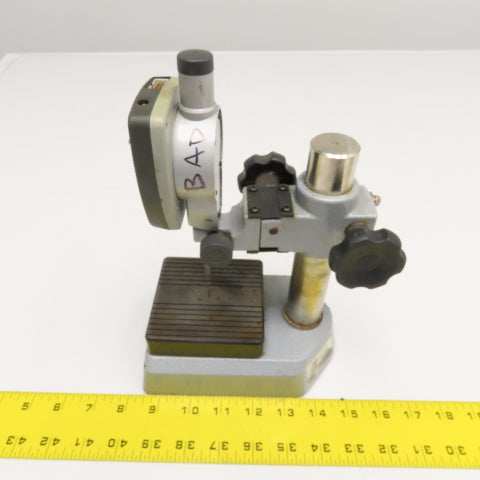 Mitutoyo 7008 Indicator Transfer Stand Miniature Comparator Bad Indicator!