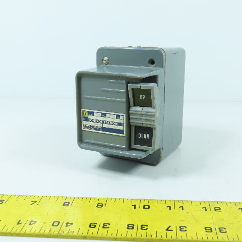Square D BW208 FD 3-Position Spring Return Control Station Up/Down 600 ...