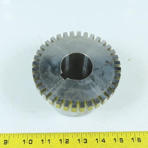 Lovejoy 1070 Grid Coupling Hub W/ Keyway 1-5/8" ID x 4.535" OD