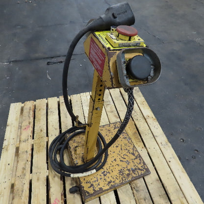 Verson Mechanical Press Control Station 2 Button Control E-Stop Pedestal