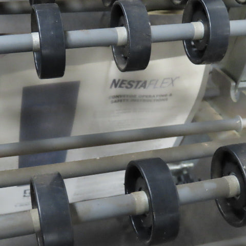 Nestaflex 226 14" Wide Flexible Modular Skate Wheel Conveyor 60"-18'