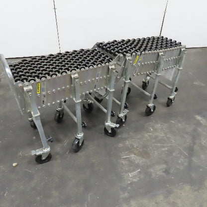 Nestaflex 226 14" Wide Flexible Modular Skate Wheel Conveyor 60"-18'