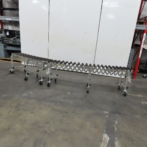 Nestaflex 226 14" Wide Flexible Modular Skate Wheel Conveyor 60"-18'