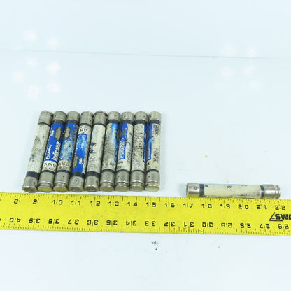 Littlefuse FLSR15ID 15A Indicator Time Delay Fuses 600VAC Lot Of 10