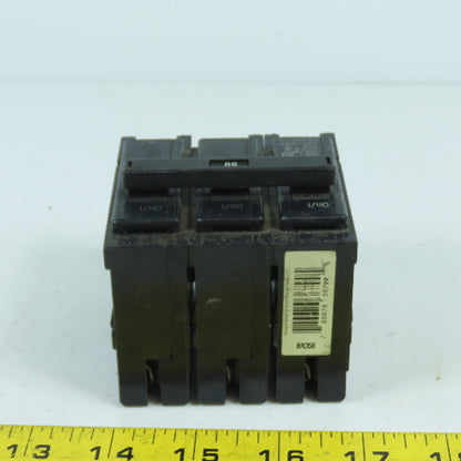 Cutler Hammer BR350 Type C350 3-Pole 50A Circuit Breaker Plug On 240VAC
