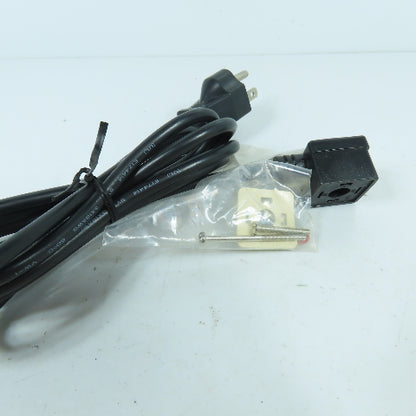 PF 250V 4-Prong Solenoid Valve Coil Connector W/ 120V Plug & 78" Cord