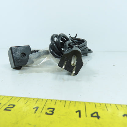 PF 250V 4-Prong Solenoid Valve Coil Connector W/ 120V Plug & 78" Cord