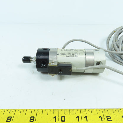 SMC NCDGBN32-XA-0065US Air Cylinder 32mm Bore 34mm Stroke W/ Sensors 150PSI