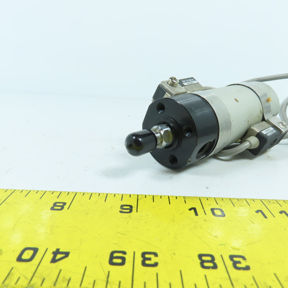 SMC NCDGBN32-XA-0065US Air Cylinder 32mm Bore 34mm Stroke W/ Sensors 150PSI