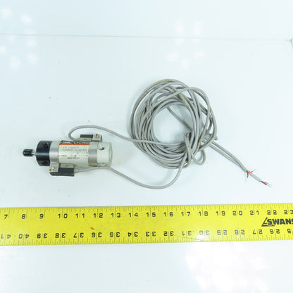 SMC NCDGBN32-XA-0065US Air Cylinder 32mm Bore 34mm Stroke W/ Sensors 150PSI